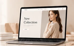 Fashion ecommerce design concept